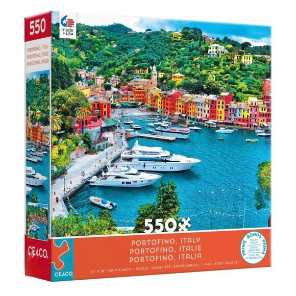 Ceaco Portofino Italy 550 pc Jigsaw Puzzle - Picture 1 of 5